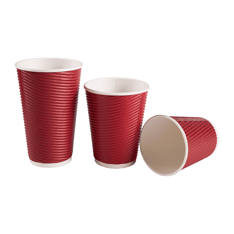 Udskrivning af engangs kaffe & te Ripple Paper Cup